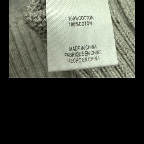 Gray Star Pattern Sweater Chaser Brand Stars & Stripes Heather Gray Sweater - Picture 6 of 10